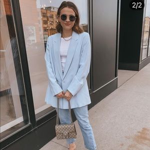 H&M blue blazer